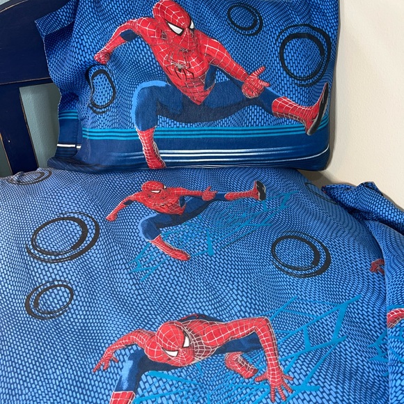Vintage 2004 Marvel Spiderman Sheets Twin Bed Set  by Dan River Made in USA - Picture 6 of 14